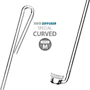 Aquario CO2 Diffuser Curved Special M (White)