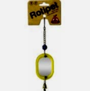 Rotipet Kuş Oyuncağı Akrilik Çerçeveli Ayna Orta