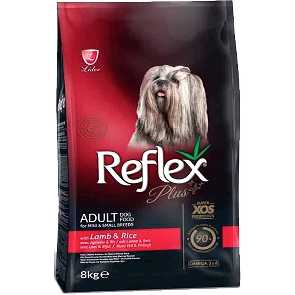 Reflex Plus Küçük Irk Kuzu Etli Köpek Maması 8Kg